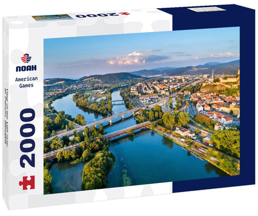 Noah Jigsaw Puzzle View of the Vah river at Trencin, Slovakia 2000 pieces