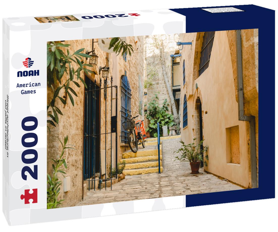Noah Jigsaw Puzzle Street architecture in old jaffa in israel 2000 pieces