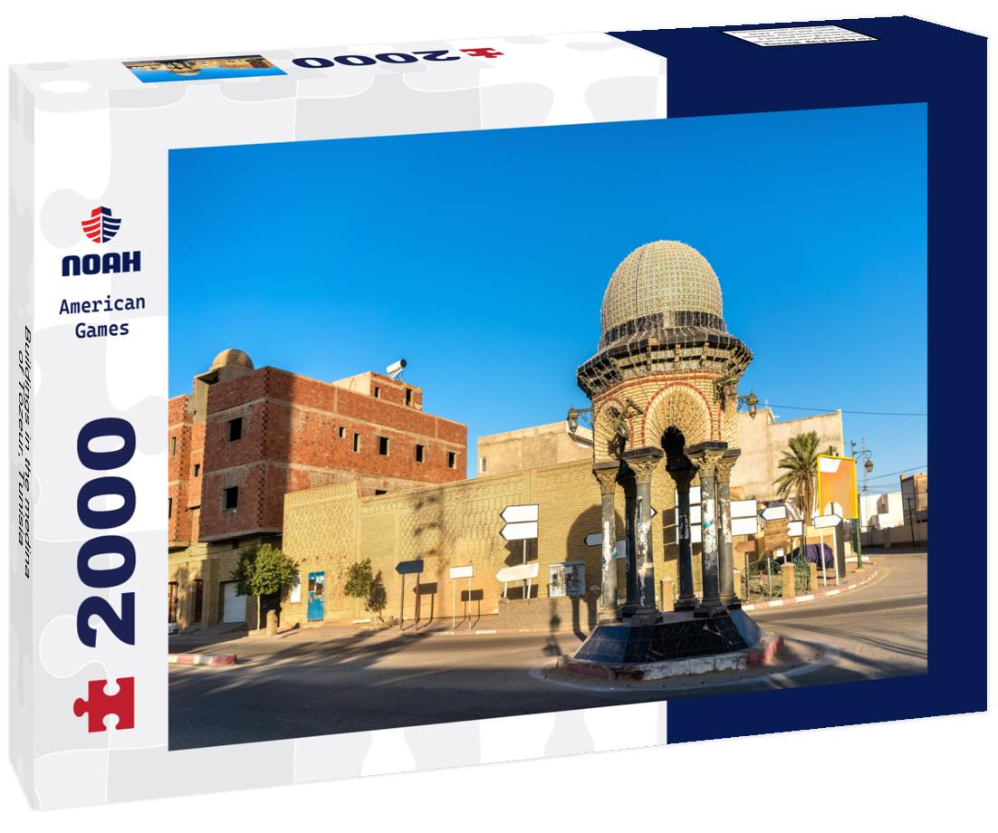 Buildings in the medina of Tozeur, Tunisia 2000pc Puzzle