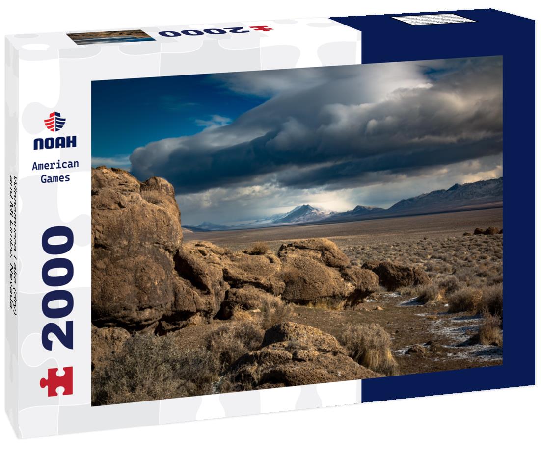 Winnemucca Lake (dry) and Mt Limbo, Nevada 2000pc Puzzle