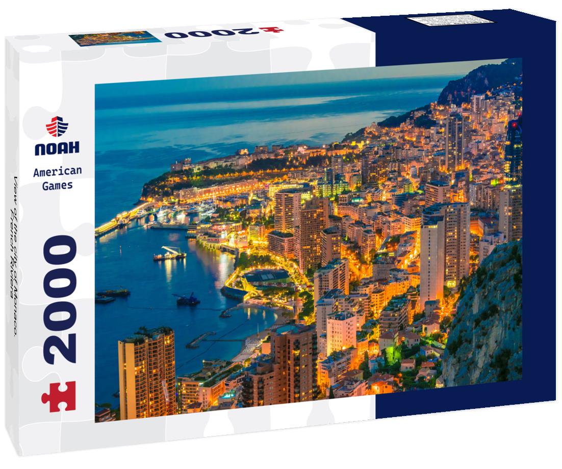 the city of Monaco. French Riviera 2000pc Puzzle