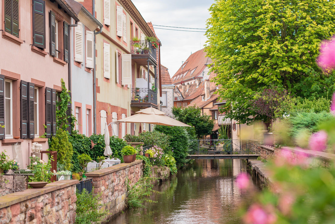 Rue, pont et rivière à Wissembourg, France 2000pc Puzzle