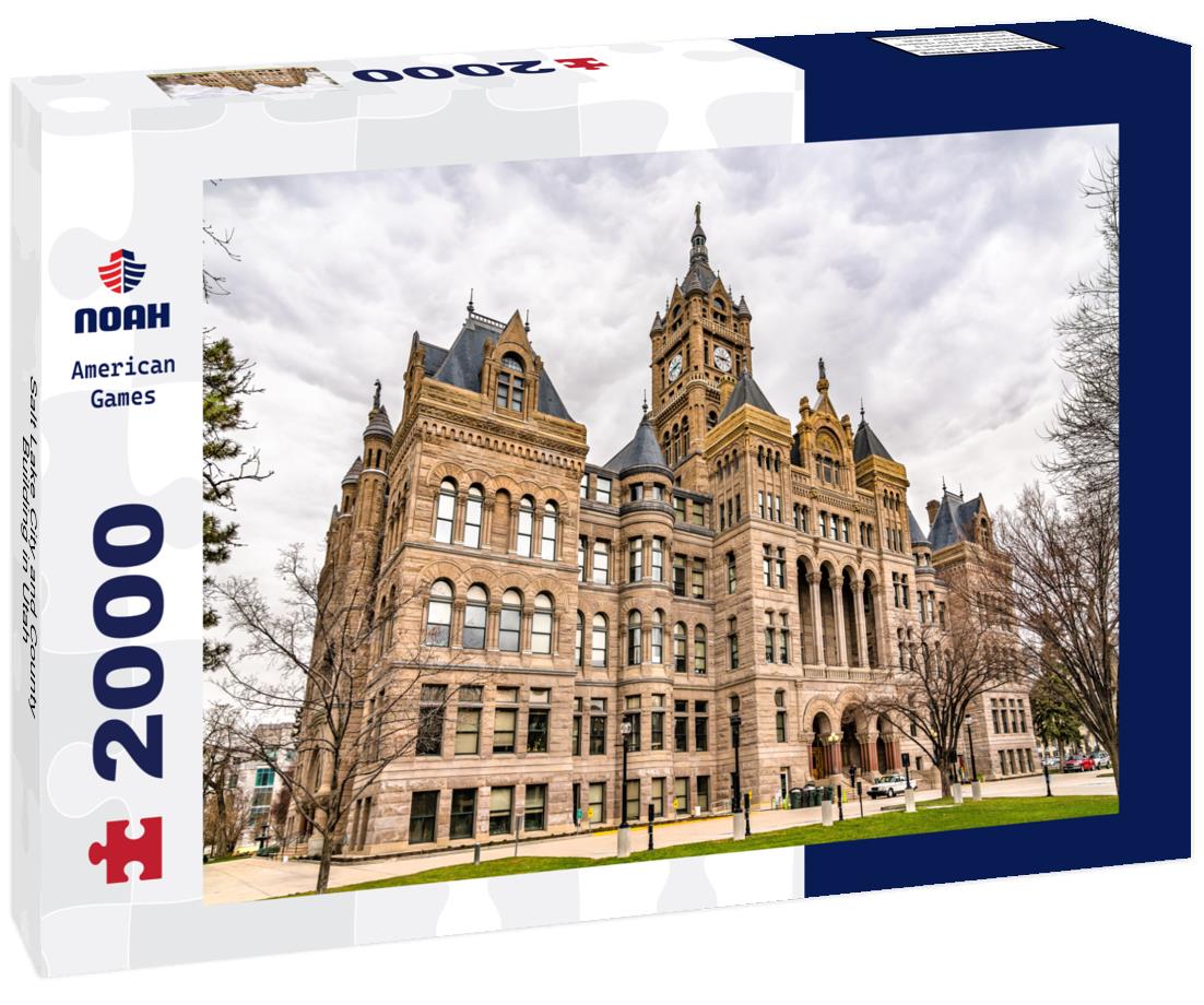 Noah Jigsaw Puzzle Salt Lake City and County Building in Utah 2000 pieces