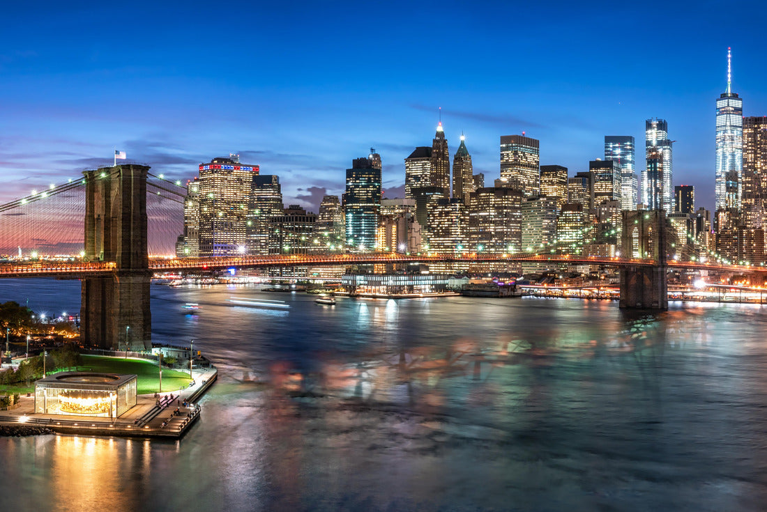 New York City skyline with Brooklyn Bridge 2000pc Puzzle