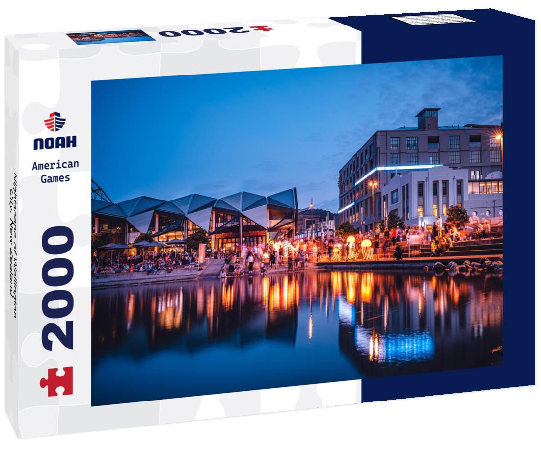 Nightscape of Wellington City, New Zealand 2000pc Puzzle