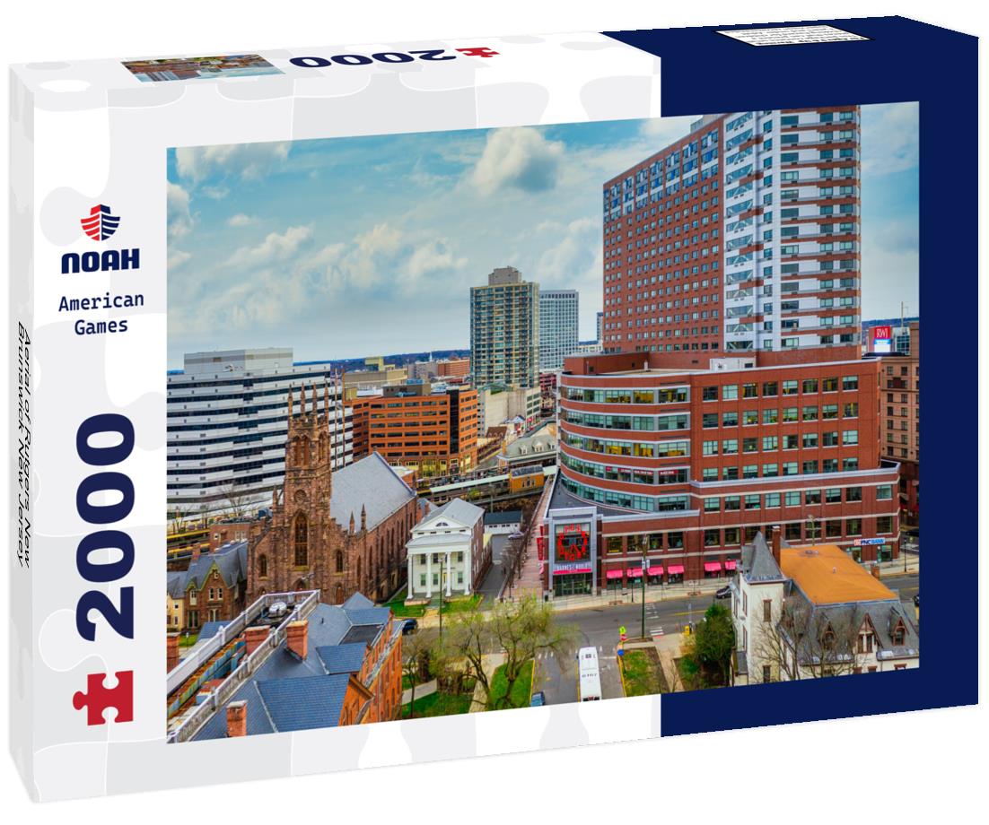Aerial of Rutgers New Brunswick New Jersey 2000pc Puzzle