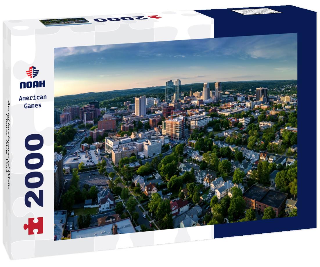 Aerial landscape of White Plains, New York 2000pc Puzzle