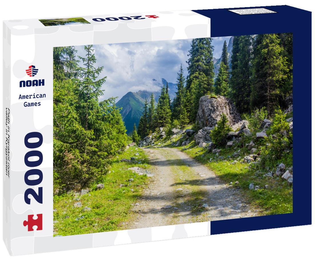 Path in Karakol river valley in Kyrgyzstan 2000pc Puzzle