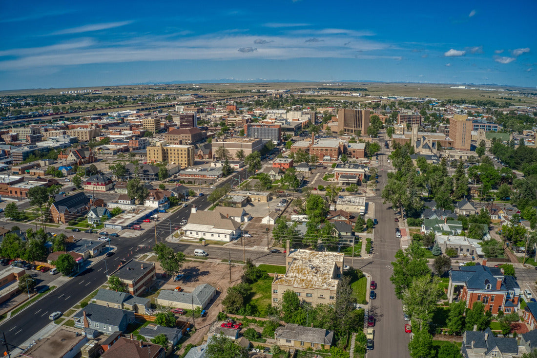 Aerial View of Cheyenne, Wyoming's capitol 2000pc Puzzle