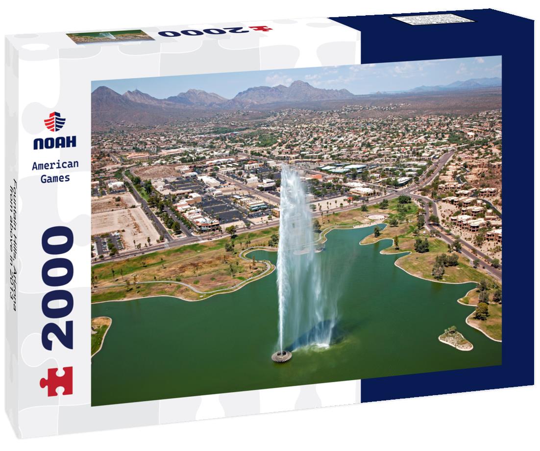 Fountain Hills, Arizona from above in 2013 2000pc Puzzle