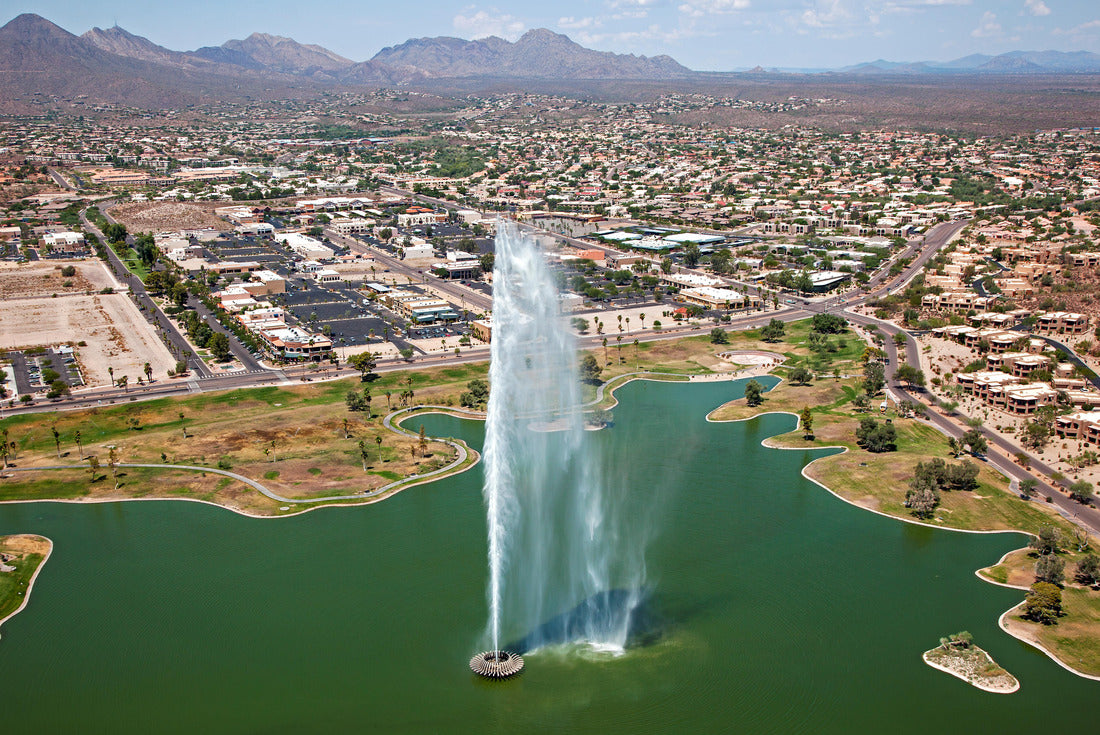 Fountain Hills, Arizona from above in 2013 2000pc Puzzle