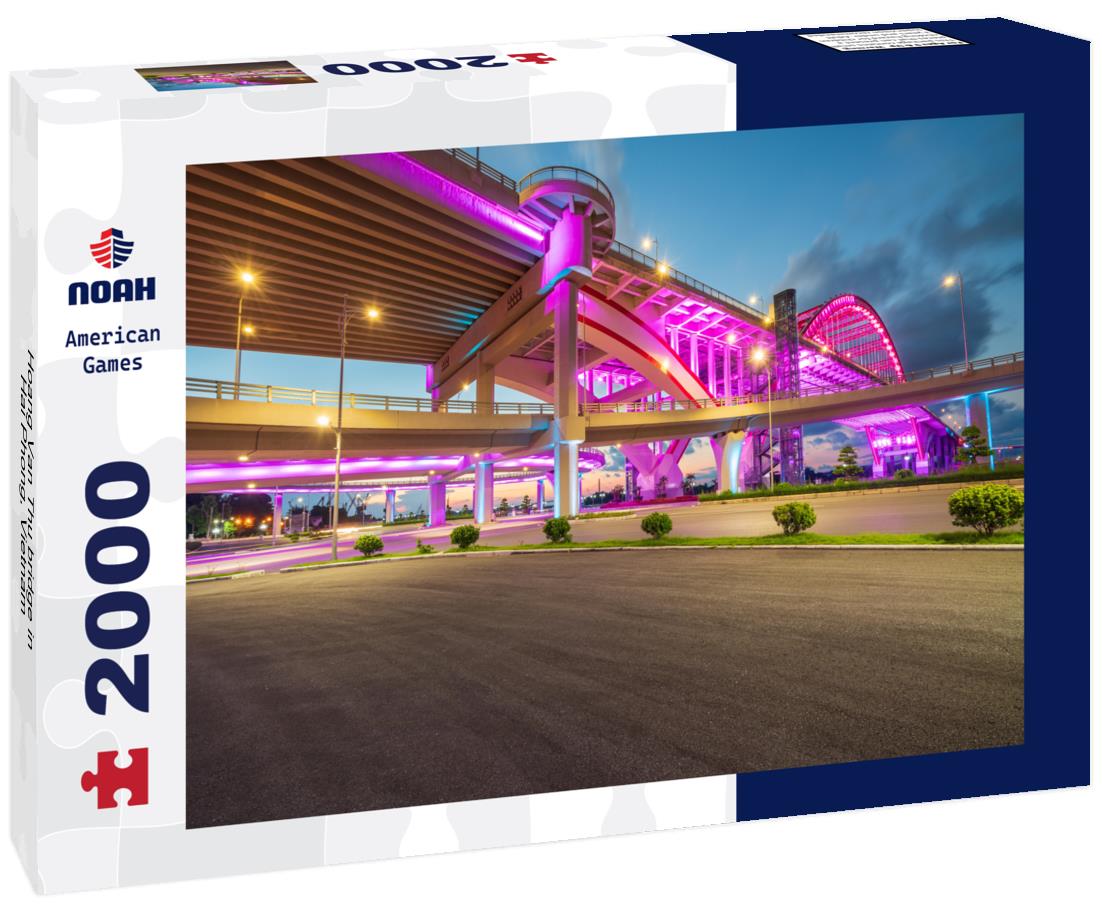 Hoang Van Thu bridge in Hai Phong, Vietnam 2000pc Puzzle