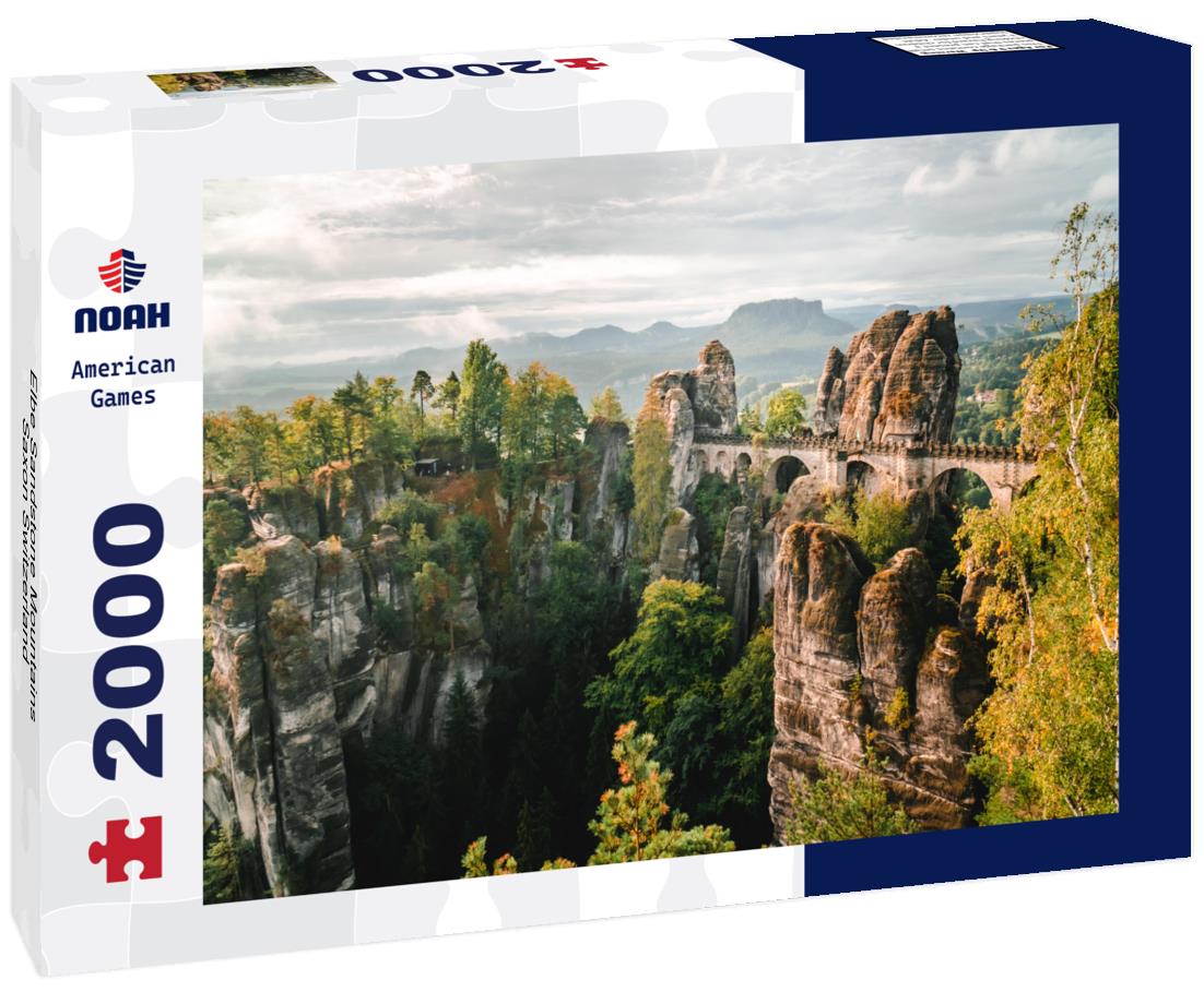 Elbe Sandstone Mountains Saxon Switzerland 2000pc Puzzle