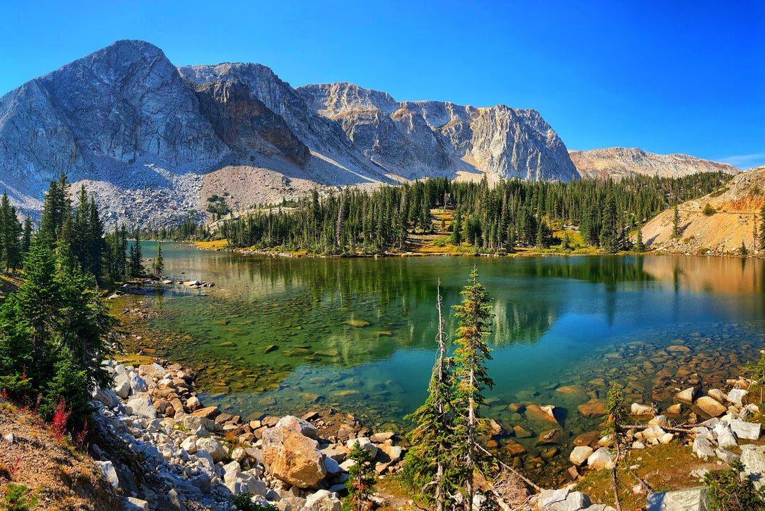 Noah Jigsaw Puzzle landscape with mountains and lake, Wyoming 2000 pieces