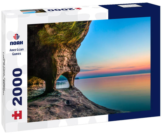 Noah Jigsaw Puzzle Sea Cave Twilight, Lake Superior, Michigan 2000 pieces