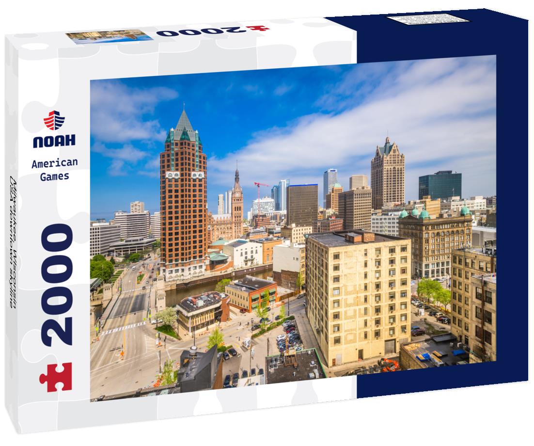 Milwaukee, WIsconsin, USA downtown skyline 2000pc Puzzle