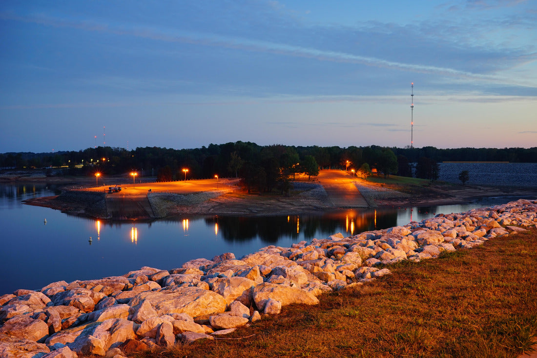 Beautiful Sardis Lake and dam, Mississippi 2000pc Puzzle
