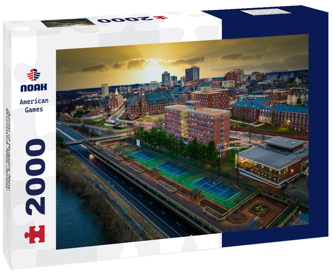 Aerial of Rutgers New Brunswick New Jersey 2000pc Puzzle
