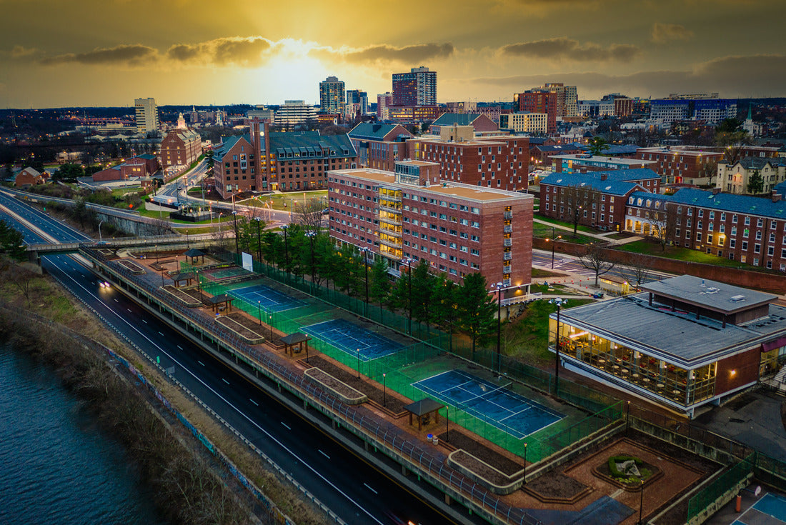 Aerial of Rutgers New Brunswick New Jersey 2000pc Puzzle