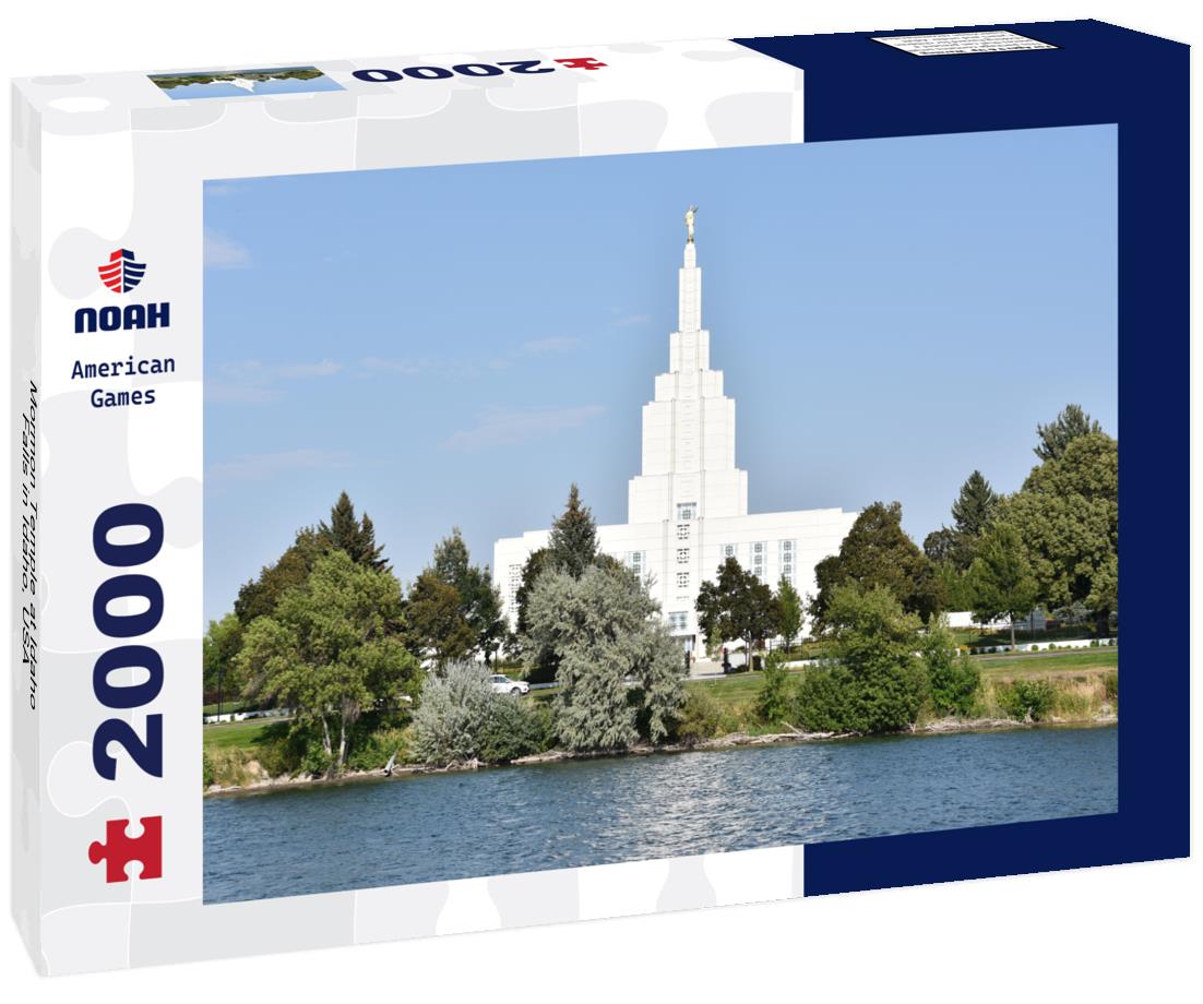 Noah Jigsaw Puzzle Mormon Temple at Idaho Falls in Idaho, USA 2000 pieces