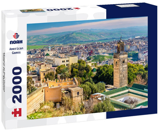 Noah Jigsaw Puzzle Mosque at Bab Guissa Gate in Fez, Morocco 2000 pieces