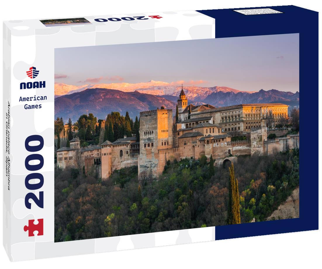 Arabian palace Alhambra in Granada, Spain 2000pc Puzzle