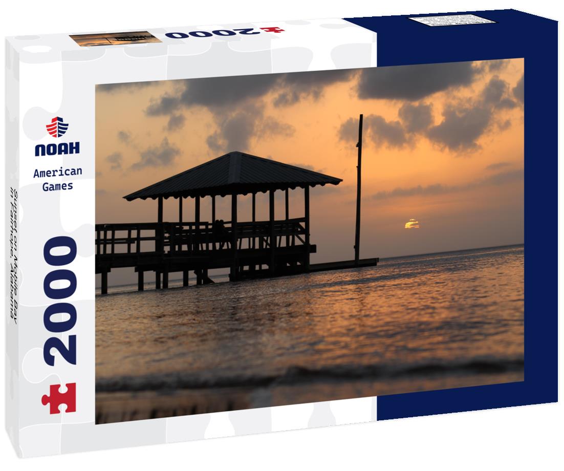 Sunset on Mobile Bay in Fairhope, Alabama 2000pc Puzzle