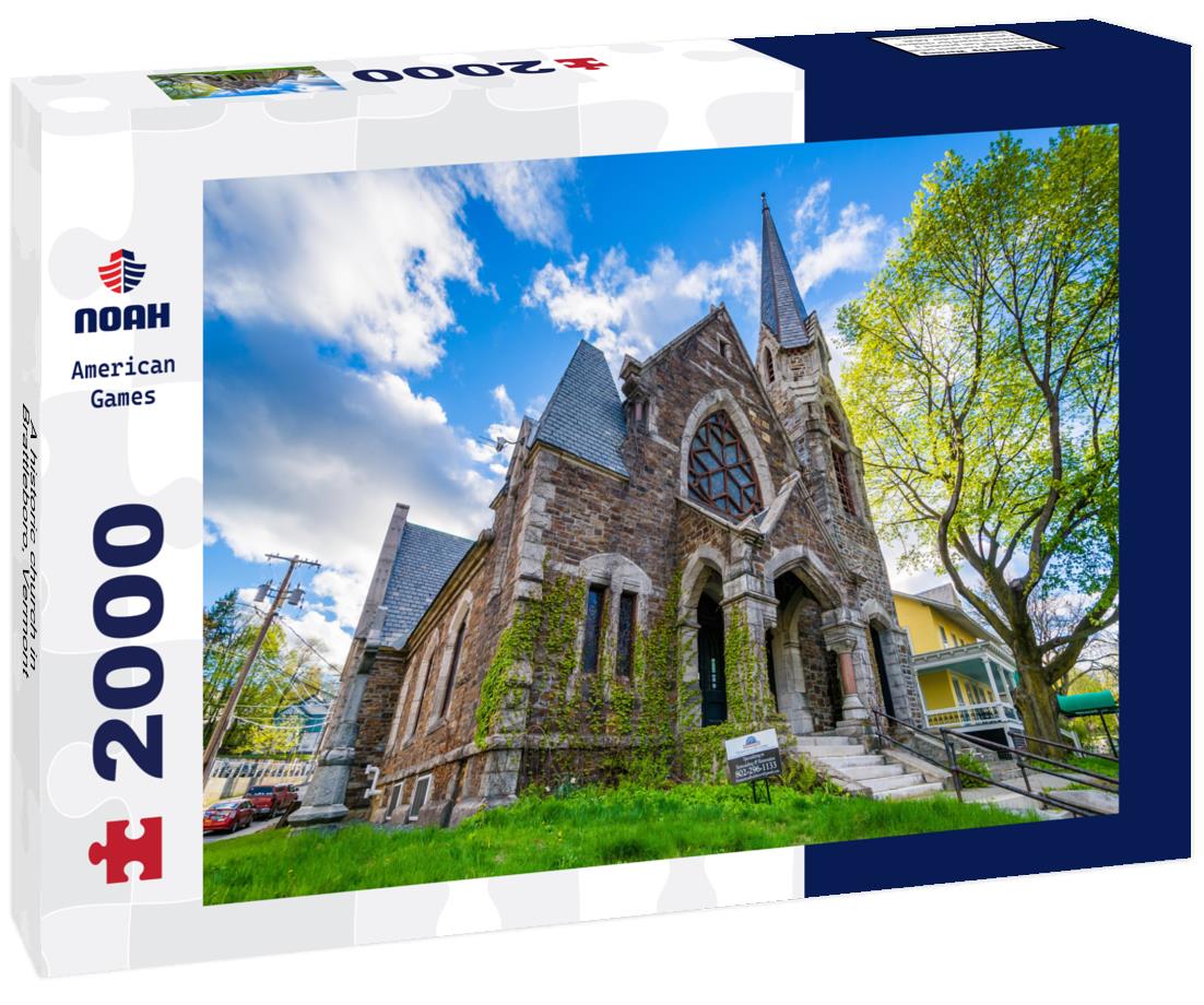 A historic church in Brattleboro, Vermont 2000pc Puzzle