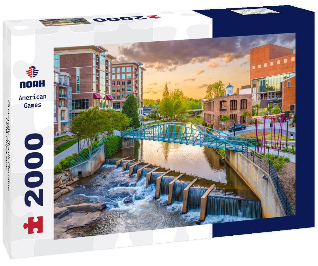Greenville, South Carolina, USA Cityscape 2000pc Puzzle