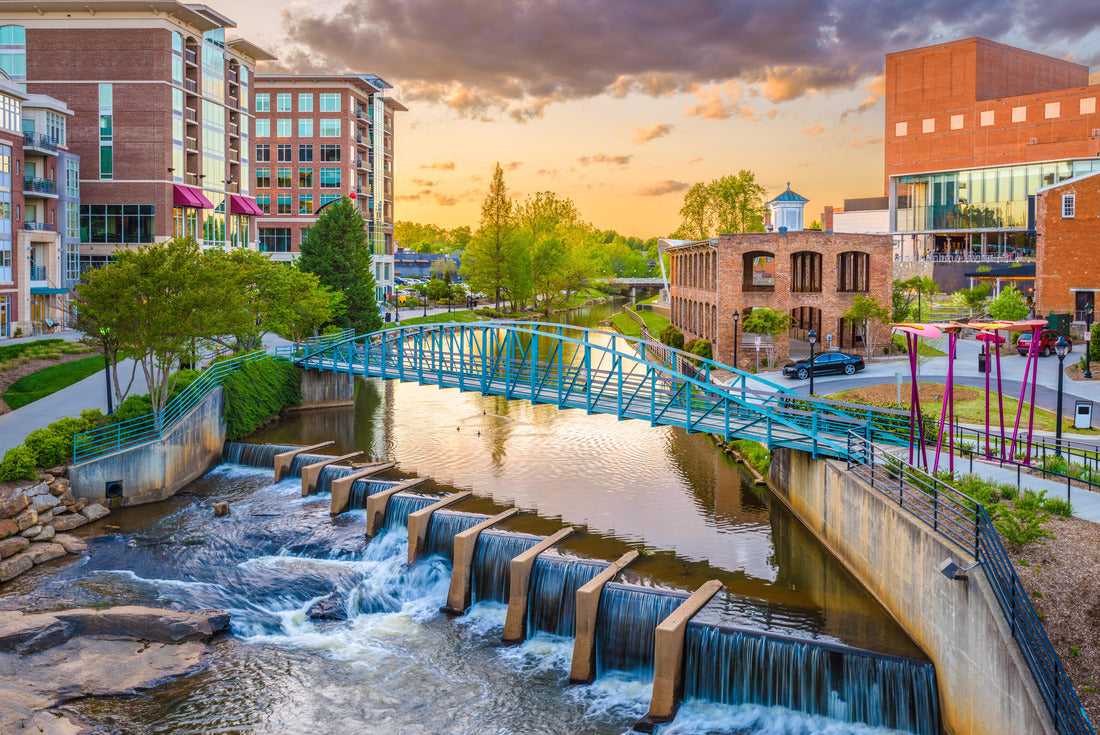 Greenville, South Carolina, USA Cityscape 2000pc Puzzle