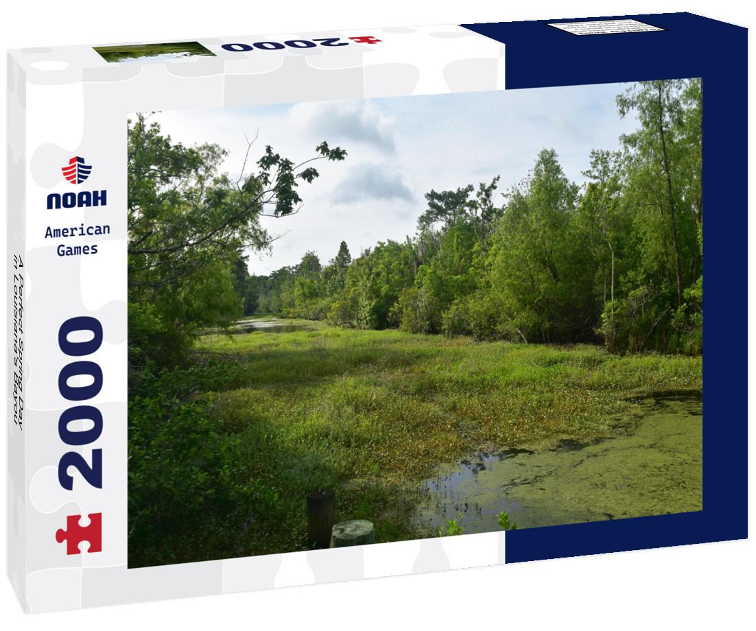 A Perfect Spring Day in Louisiana's Bayou 2000pc Puzzle