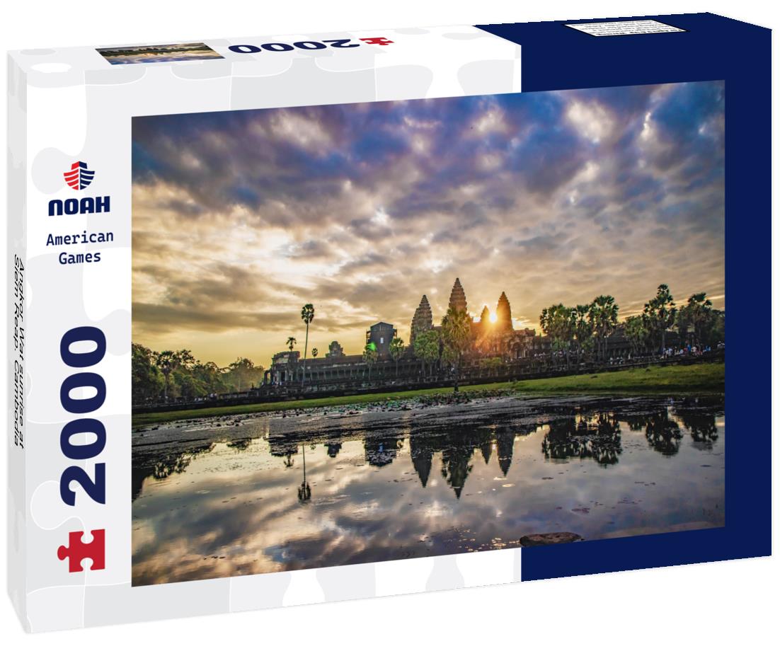 Angkor Wat sunrise at Siem Reap. Cambodia 2000pc Puzzle