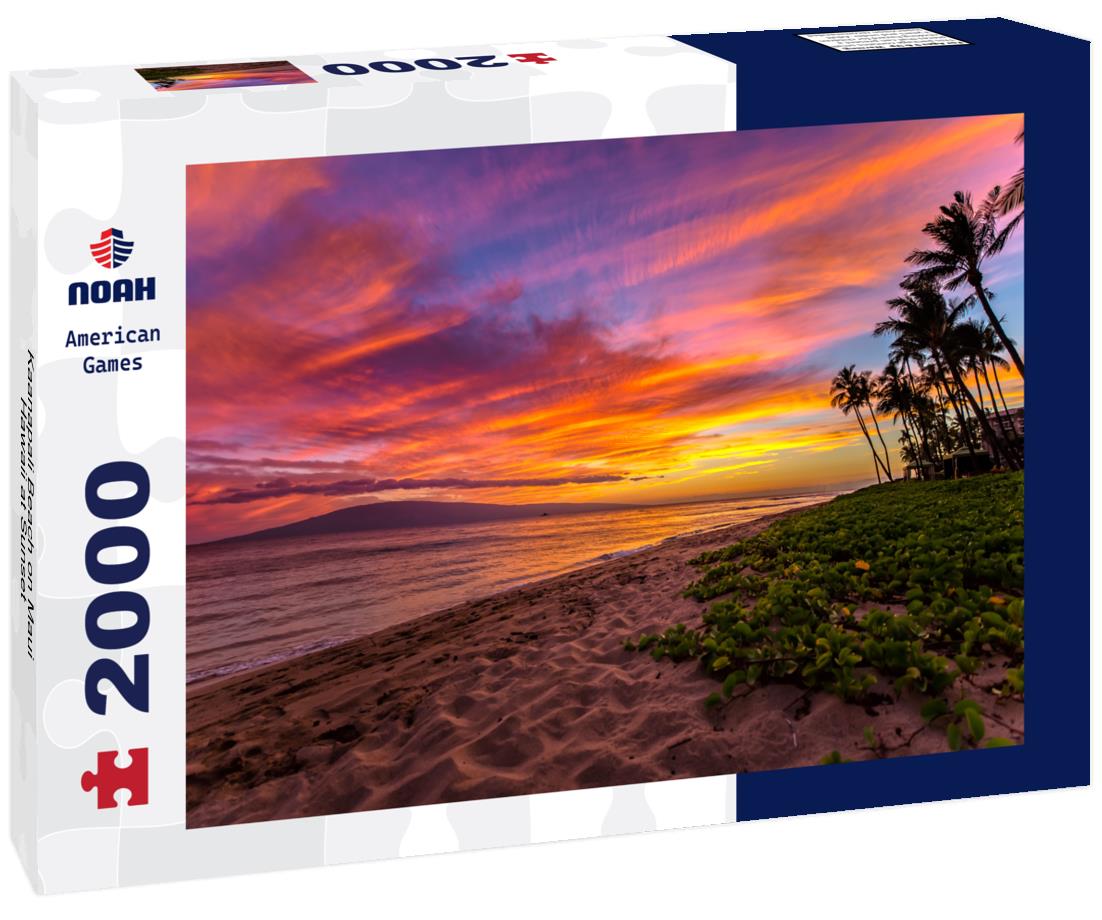 Kaanapali Beach on Maui, Hawaii at Sunset 2000pc Puzzle