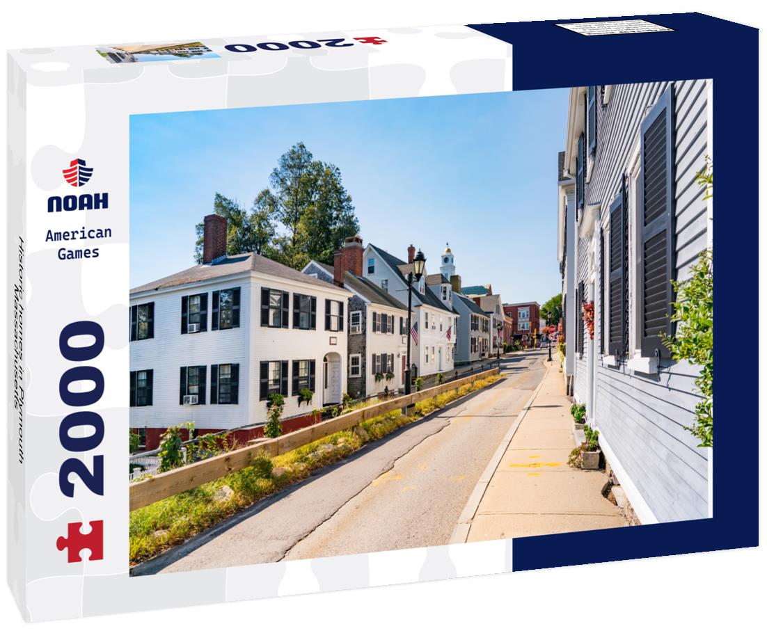 Historic homes in Plymouth, Massachusetts 2000pc Puzzle