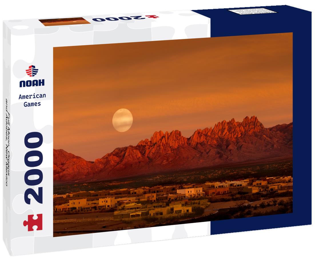Full Moon, Organs, and Adobes, New Mexico 2000pc Puzzle