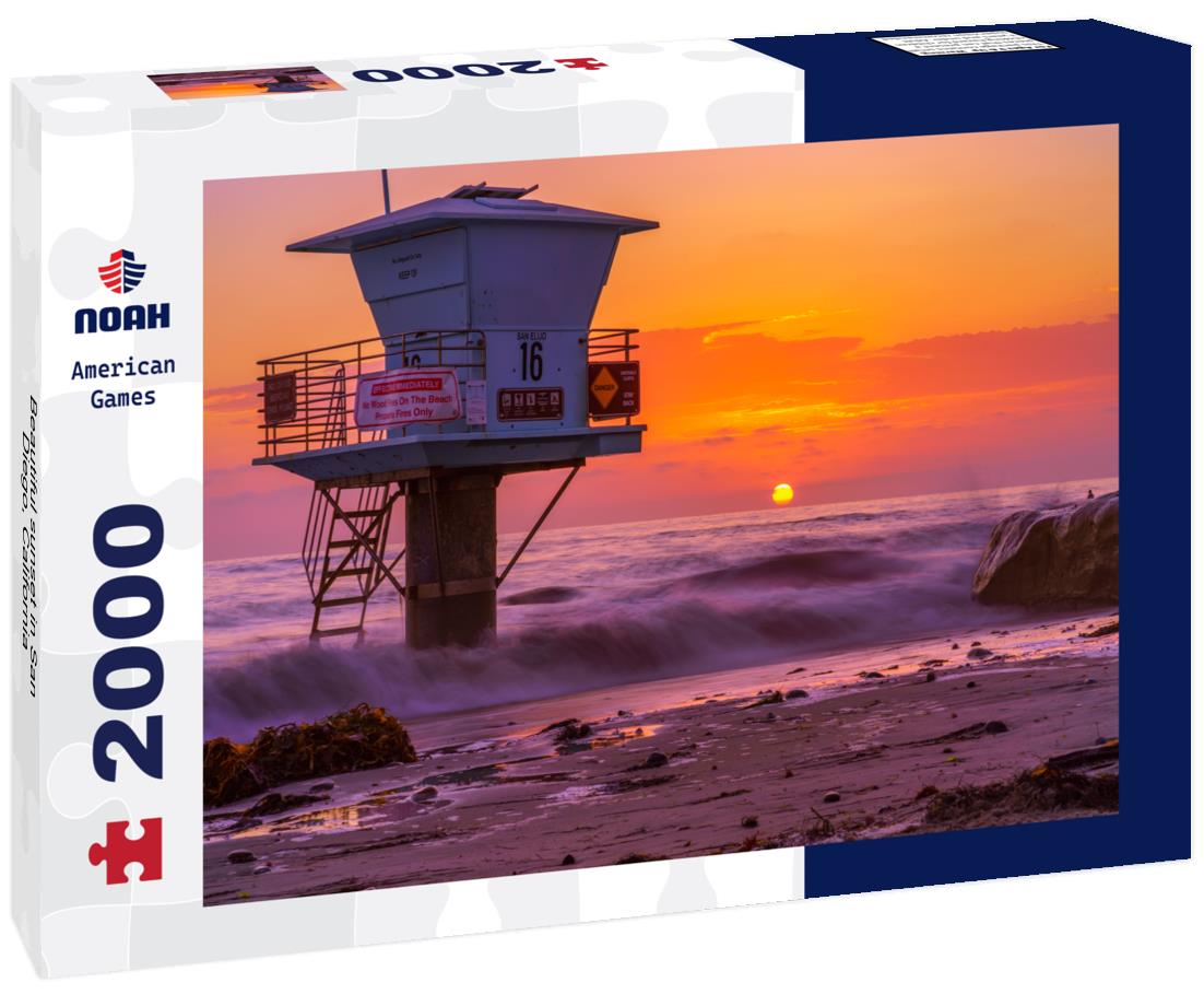 Beautiful sunset in San Diego, California 2000pc Puzzle