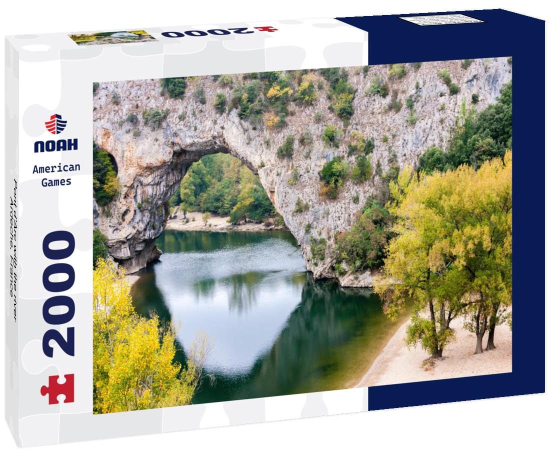 Pont d'Arc with the river Ardeche, France 2000pc Puzzle