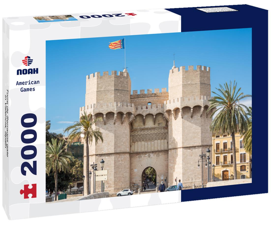 Torre de Serranos gate in Valencia, Spain 2000pc Puzzle