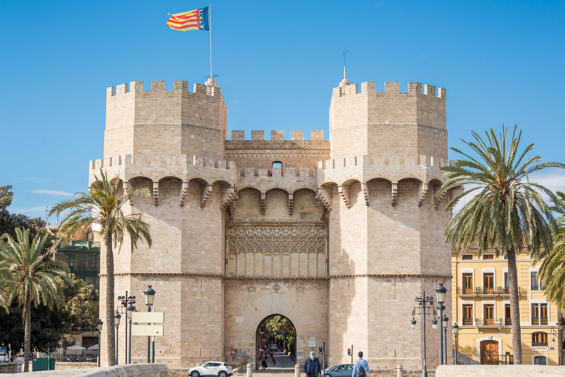 Torre de Serranos gate in Valencia, Spain 2000pc Puzzle