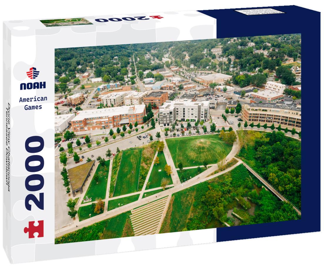 Drone View Chattanooga Tennessee Downtown 2000pc Puzzle