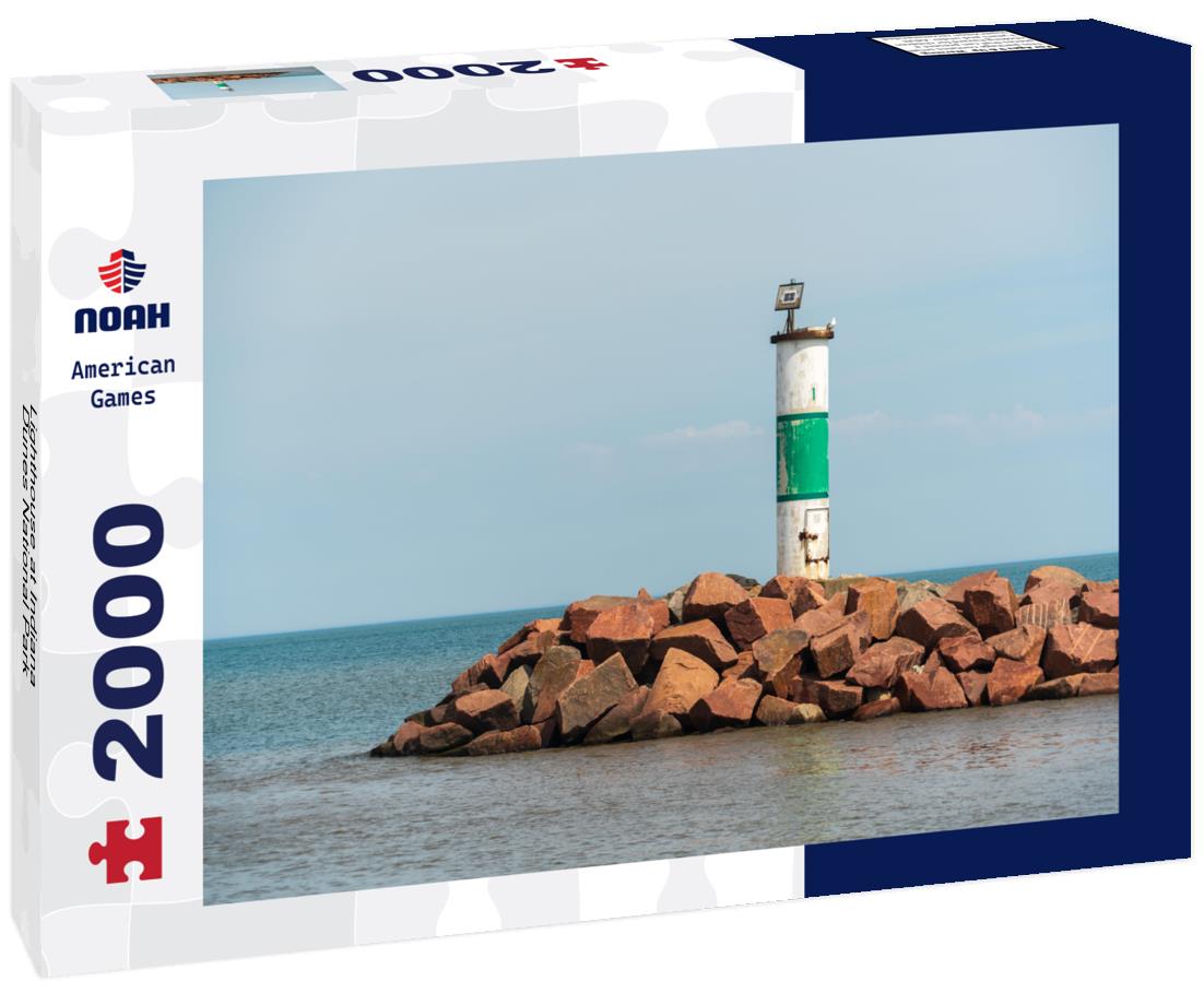 Noah Jigsaw Puzzle Lighthouse at Indiana Dunes National Park 2000 pieces