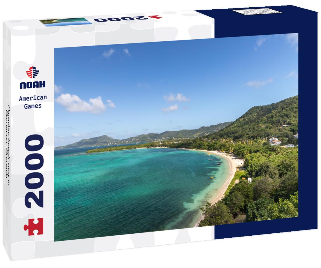 Paradise beach view in Carriacou, Grenada 2000pc Puzzle