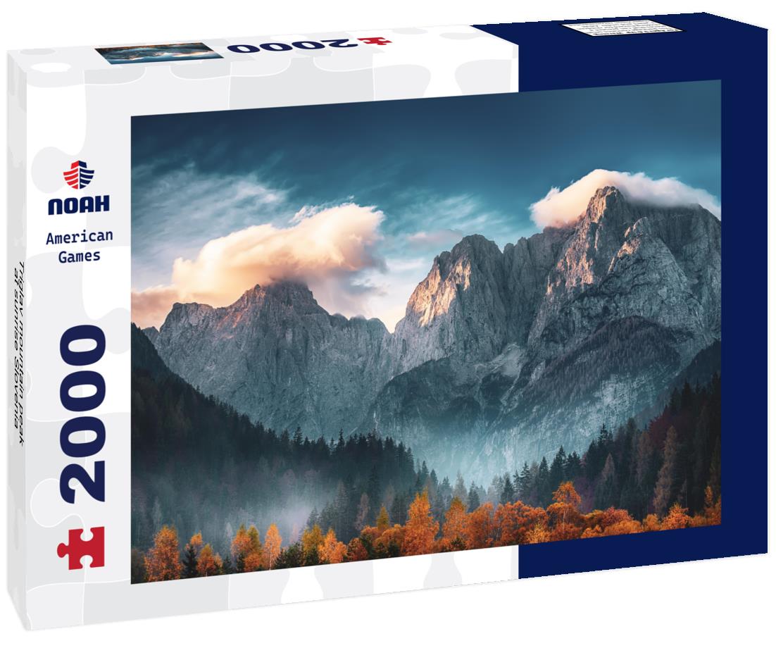 Noah Jigsaw Puzzle Triglav mountain peak at sunrise Slovenia 2000 pieces