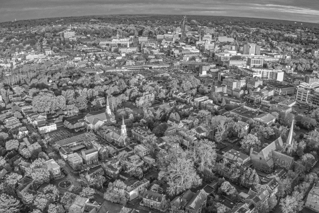 Schenectady is a small City in Upstate New York on the Erie Canal 2000pc PuzzleBlack and White