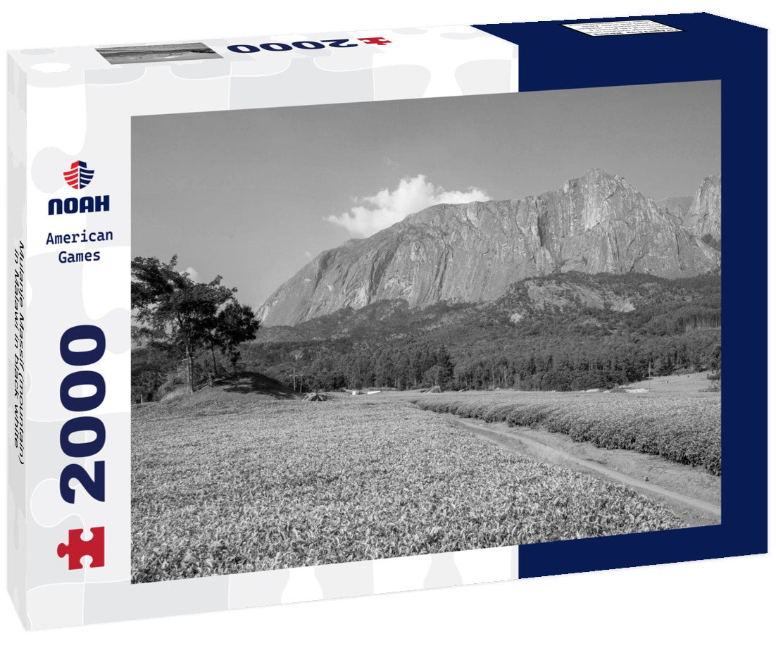 Mulanje Massif (mountain) in Malawi 2000pc PuzzleBlack and White