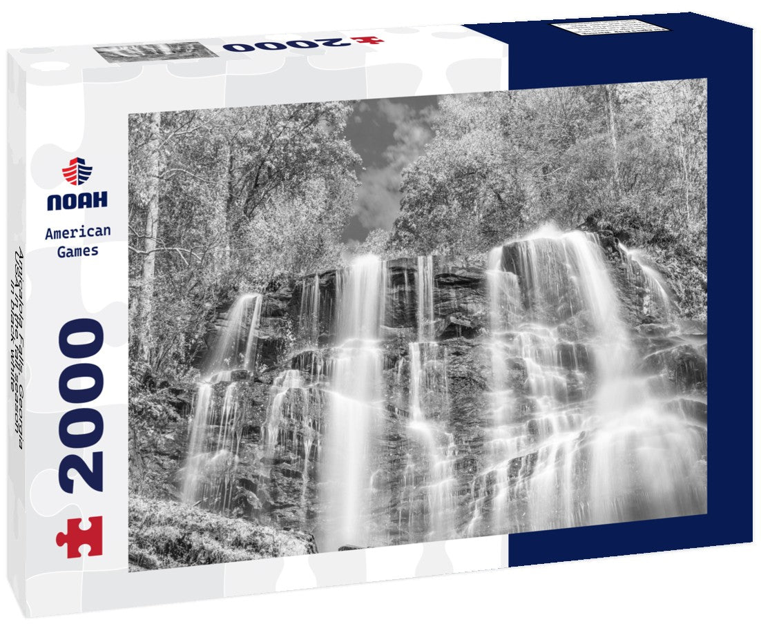 Amicalola Falls, Georgia, USA in the fall season 2000pc PuzzleBlack and White