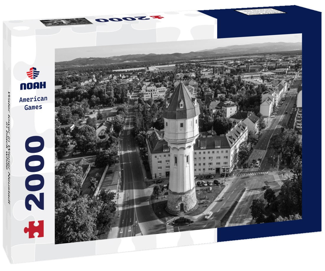 Noah Jigsaw Puzzle Water tower in Wiener Neustadt in black white 2000 pieces