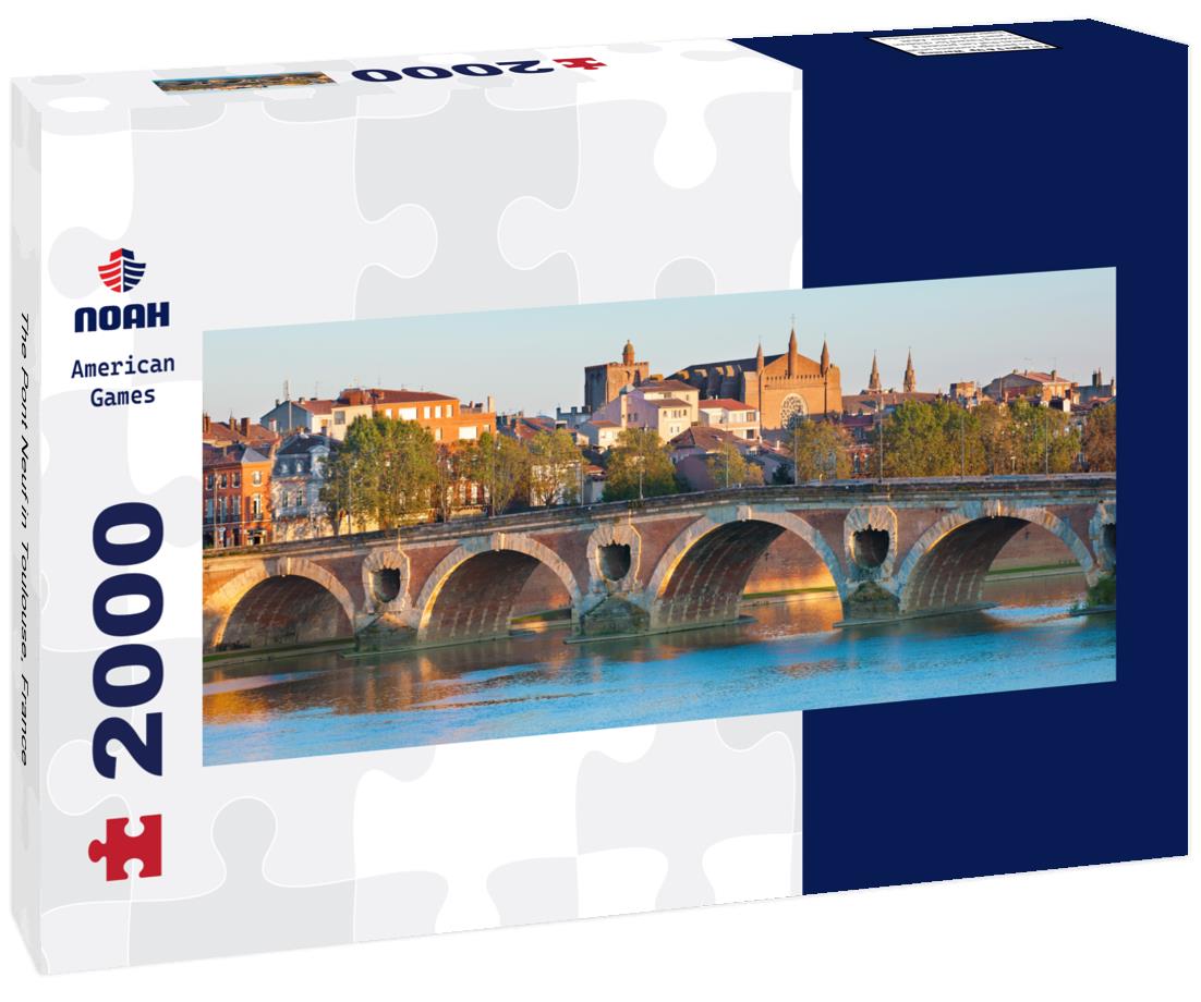The Pont Neuf in Toulouse, France 2000pc Panoramic Puzzle