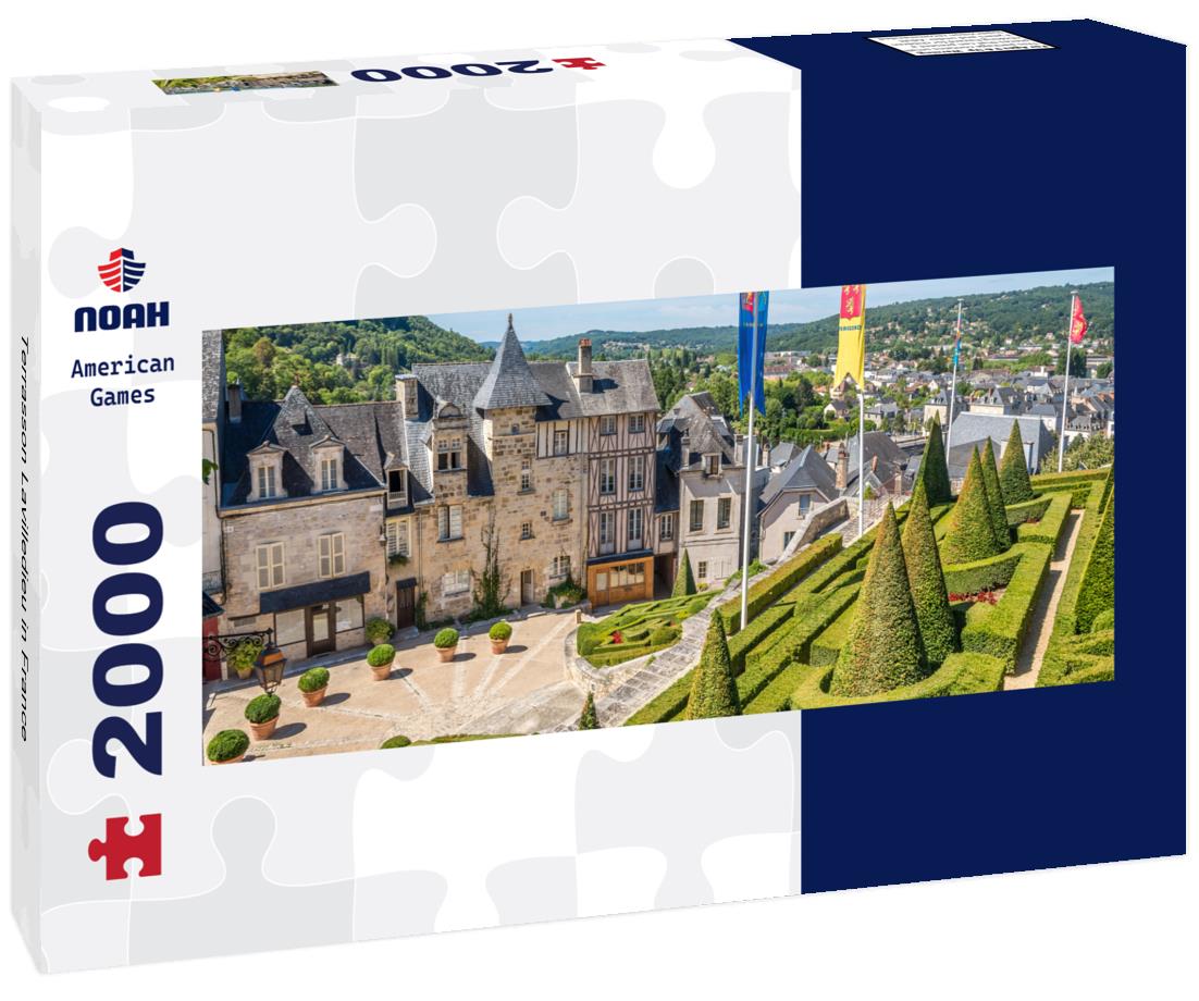 Terrasson Lavilledieu in France 2000pc Panoramic Puzzle