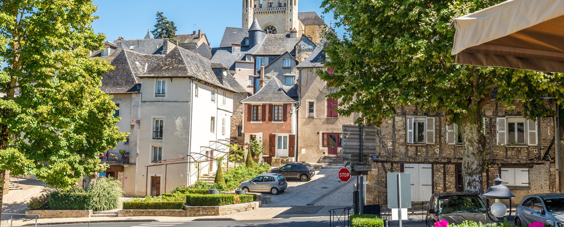 Terrasson Lavilledieu in France 2000pc Panoramic Puzzle